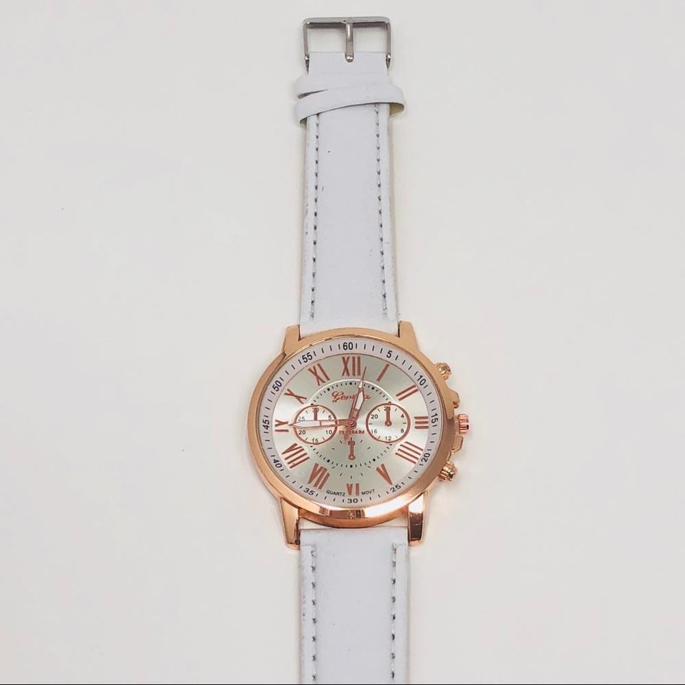 White leather watch - Picture 3 of 8